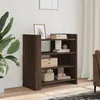 Image de vidaXL Buffet chêne marron 73 5x35x75 cm bois dingénierie armoire armoire latérale armoire de rangement armoire 848394