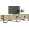 Image de vidaXL Meuble TV chêne sonoma 180x34x41 cm bois dingénierie 848590
