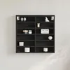 Image de vidaXL Armoire à vitrine noir 60x85x58 cm bois dingénierie 847962
