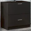 Image de vidaXL Armoire dévier noir 59x37x59 cm bois dingénierie armoire de salle de bain armoire de rangement salle de bain 848109