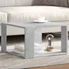 Image de vidaXL Table basse gris béton 515x515x30 cm bois dingénierie 848139