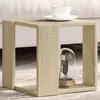 Image de vidaXL Table basse chêne sonoma 32x32x30 cm bois dingénierie 848145