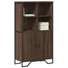 Image de vidaXL Buffet haut chêne marron 795x355x1375 cm bois dingénierie 3295311