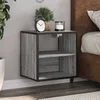 Image de vidaXL Tables de chevet murales 2 pcs sonoma gris 40x31x39 5 cm armoire table dappoint armoire de lit armoire de 848751