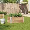 Image de vidaXL Jardinière 100x50 cm bois de pin massif jardinière dextérieur bac à fleurs bac à tomates jardinière de terrasse 3295391