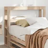 Image de vidaXL Tête de lit avec étagères 90 cm bois massif de pin 850896