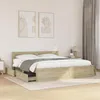 Image de vidaXL Cadre de lit tête de lit sans matelas chêne sonoma 180x200 cm 3295543