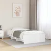 Image de vidaXL Cadre de lit sans matelas blanc 90x190 cm bois dingénierie 3295702