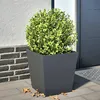 Image de vidaXL Jardinière anthracite 40x40x40 cm acier jardinière dextérieur boîte à fleurs boîte de jardin jardinière de 851056