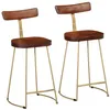 Image de vidaXL Tabourets de bar lot de 2 49x43x88 cm bois de manguier massif 4013519