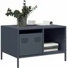 Image de vidaXL Table basse anthracite 685x50x435 cm acier laminé à froid 851282
