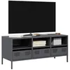 Image de vidaXL Meuble TV anthracite 101 5x39x43 5 cm acier laminé à froid 851324