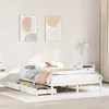 Image de vidaXL Cadre de lit sans matelas blanc 140x200 cm bois de pin massif 3301437