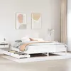 Image de vidaXL Cadre de lit sans matelas blanc 180x200 cm bois massif de pin 3301702