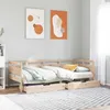 Image de vidaXL Lit de jour avec tiroirs sans matelas 90x190 cm bois massif 3302142