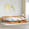 Image de vidaXL Lit de jour et lit gigogne et tiroirs 90x190 cm bois pin massif canapé-lit canapé-lit confortable lit de jour avec 3302163