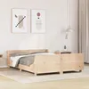 Image de vidaXL Cadre de lit avec tête de lit 160x200 cm bois de pin massif lit mobilier de chambre à coucher lit en bois lit 3302276