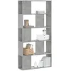 Image de vidaXL Bibliothèque 5 niveaux gris béton bois dingénierie étagère étagère à livres support de livre armoire de 852774