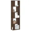 Image de vidaXL Bibliothèque 5 niveaux chêne marron bois ingénierie étagère étagère à livres support de livre armoire de 852786