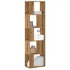 Image de vidaXL Bibliothèque 5 niveaux chêne artisanal bois ingénierie étagère étagère à livres support de livre armoire de 852788
