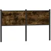 Image de vidaXL Tête de lit de remplacement chêne fumé 140 cm bois dingénierie et acier 4007700