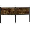 Image de vidaXL Tête de lit de remplacement chêne fumé 160 cm bois dingénierie et acier 4007702