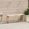 Image de Banc extérieur 119x35x47 cm en bois de pin massif