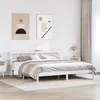 Image de vidaXL Cadre de lit sans matelas blanc 180x200 cm bois massif de pin 3305729