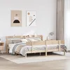 Image de vidaXL Cadre de lit sans matelas 200x200 cm bois massif de pin 3306627