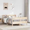 Image de vidaXL Cadre de lit sans matelas 160x200 cm bois massif de pin 3306921