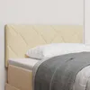 Image de vidaXL Tête de lit LED Crème 90 cm tissu 3338192