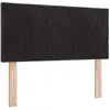 Image de Tête de lit LED réglable - vidaXL - 100 cm - Noir - Cuir synthétique - Éclairage LED RGB - Hauteur ajustable 78/88 cm