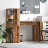 Image de Bureau - rehausse bureau Vidaxl Bureau Bois Ancien 113 x 54 x 120 cm Bois dingénierie