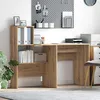 Image de vidaXL Bureau chêne artisanal 131 5 x 50 x 106 5 cm Bois dingénierie 869305