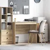 Image de Bureau droit vidaXL chêne sonoma 90 x 50 x 76 cm en bois dingénierie - design épuré