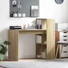Image de vidaXL Bureau Chêne sonoma 108 x 55 x 1035 cm Bois dingénierie 869460