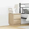 Image de vidaXL Cabinet de chevet avec tiroir Chêne Sonoma 39 x 345 x 50 cm 869614