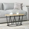 Image de Table basse en chêne Sonoma 80x40x405 cm en bois d ingénierie et métal