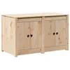 Image de Armoire de cuisine en bois de pin - vidaXL - Bois de pin massif - 106x55x64 cm - Beige - Non traité - 3 compartiments