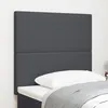 Image de vidaXL Tête de lit Gris foncé 80 cm Tissu en velours côtelé 3337713
