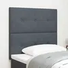 Image de vidaXL Tête de lit Gris foncé 90 cm Velours 3337803