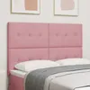 Image de vidaXL Tête de lit Rose 144 cm Velours 3337833