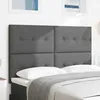 Image de vidaXL Tête de lit réglable en hauteur Gris foncé 160 cm tissu 3337835