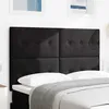 Image de vidaXL Tête de lit Noir 160 cm Velours 3337843