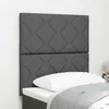 Image de vidaXL Tête de lit Gris foncé tissu 3337874