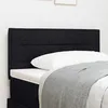 Image de vidaXL Tête de lit LED avec bandes LED Noir 100 cm tissu 3337980