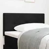 Image de vidaXL Tête de lit LED avec bandes LED Noir 80 cm Velours 3338092
