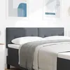Image de vidaXL Tête de lit LED avec bandes LED Gris 160 cm Velours 3338143