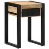 Image de vidaXL Table dappoint 35x35x50 cm bois massif de manguier brut bout de canapé table dappoint de canapé table de lampe 4015943