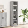Image de vidaXL Garde-robe gris sonoma 50x50x200 cm bois dingénierie armoire de rangement organisateur de garde-robe armoire 3307716